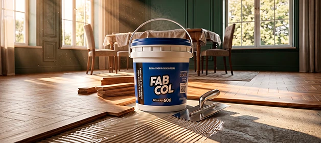 FabCol PU 606, adesivo para pisos de madeira da Hídrico Química